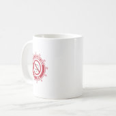 Social Media-Gefängnisrätin Veteran Abzeichen Kaffeetasse (Vorderseite Links)