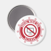 Social Media-Gefängnisrätin Veteran Abzeichen Magnet (Vorderseite/Rückseite)