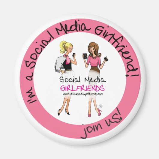 Social Media Girlfriends Magnet (Vorne)