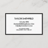 Social Media Golden Foil Paradies für Kletterhexen Visitenkarte (Rückseite)