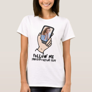 Social Media Influencer Follower Foto T-Shirt
