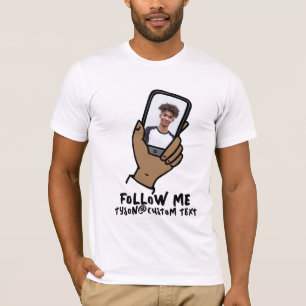 Social Media Influencer Follower Foto T-Shirt