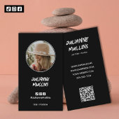 Social Media Influencer QR Code Visitenkarte