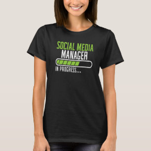 Social Media Job Professionelle Social Media Manag T-Shirt