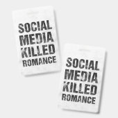 Social Media Killed Romance Ausweis (Vorder- & Rückseite)