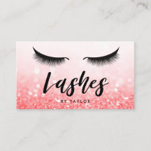 Social Media Lashes Augen Rosa Glitzer