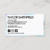 Social Media Lashes Visitenkarte (Rückseite)