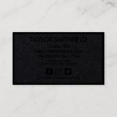 Social Media Lashes Visitenkarte (Rückseite)