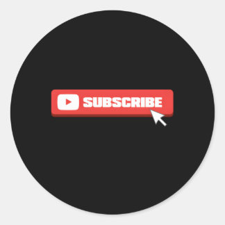 Social Media like Share Comt-Abonnent Vlogger Runder Aufkleber