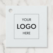 Social-Media-Logo für Unternehmen Geschenkanhänger (Vorderseite)