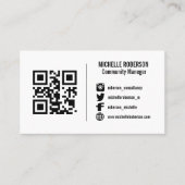 Social-Media-Logo oder Picture-Business-Karte Visitenkarte (Vorderseite)