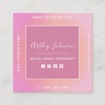 Social Media Manager Social Media QR-Code Sommer