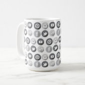 Social Media Marketing Manager Geschenk Kaffeetasse (Vorderseite Links)