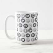 Social Media Marketing Manager Geschenk Kaffeetasse (Links)