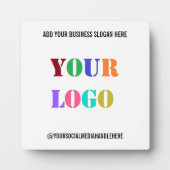 Social Media Name Plaque für Social-Media-Logos Fotoplatte (Vorderseite)