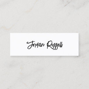 Social Media Networking Mi für Schwarzweiß und Wei Mini Visitenkarte