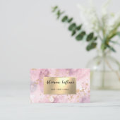 Social Media QR Code Glitzer Gold Modernes Design Visitenkarte (Stehend Vorderseite)