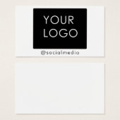 Social Media-Schlichte für Social Business-Logos f (Vorne & Hinten)