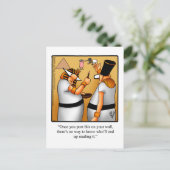 Social Media Spaß Postcard "Spectickles" Postkarte (Stehend Vorderseite)