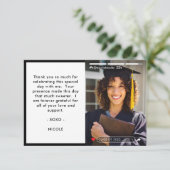 Social Media Story Post Foto Abschluss Dankeskarte (Stehend Vorderseite)