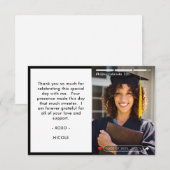 Social Media Story Post Foto Abschluss Dankeskarte (Vorne/Hinten)