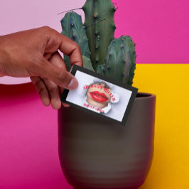 Social Media, Trendy Makeup Artist QR-Code Visitenkarte