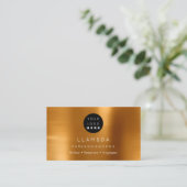 Social Media TwitterYouTubeInstagraFaceFB Honey Visitenkarte (Stehend Vorderseite)