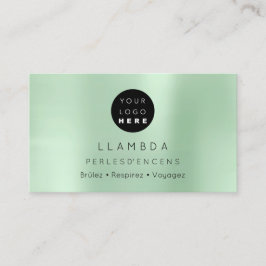 Social Media TwitterYouTubeInstagraFaceFB Mint Visitenkarte