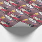 Social Media Verabreden Funny Geschenkpapier (Ecke)