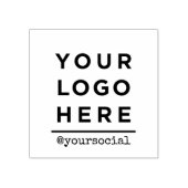 Social Network für Unternehmen Gummistempel (Prägung)