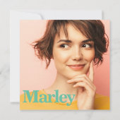 Social Notecard Beruflich Simple Niedlich Fun Foto Mitteilungskarte (Rückseite)