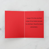 "Social problem" (Any) Joke Karte (Innenseite)