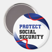 Social Security Political Anti Trump Accessory Magnet (Vorderseite/Rückseite)