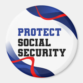 Social Security Political Anti Trump Accessory Magnet