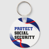 Social Security Political Anti Trump Accessory Schlüsselanhänger (Rückseite)