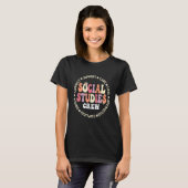 Social Studies Crew First Day Of School & Apprecia T-Shirt (Vorne ganz)