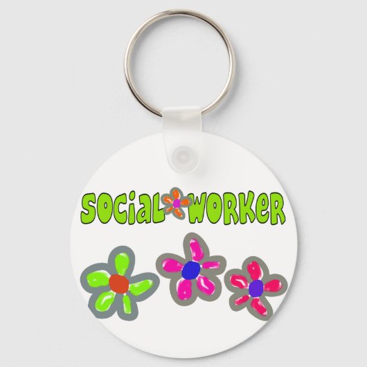 Social Worker Gifts Schlüsselanhänger (Vorderseite)