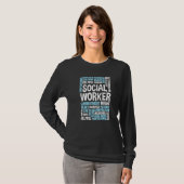 Social Worker Job Profession Social Welfare   T-Shirt (Vorne ganz)