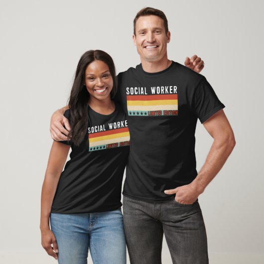 Social Worker Job Title Profession Worker Apprecia T-Shirt (Unisex)