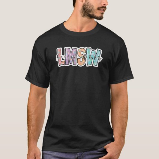 Social Worker LMSW   Cute Illustration   licensed  T-Shirt (Vorderseite)