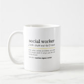  Social Worker noun Kaffeetasse (Links)