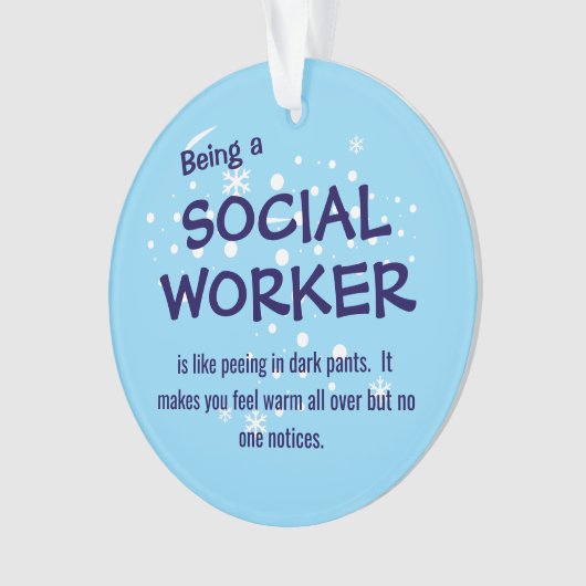 Social Worker Ornament (Vorderseite)
