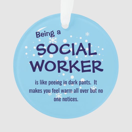 Social Worker Ornament (Vorderseite)