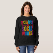 Social Worker Social Work Graphic Sweatshirt (Vorne ganz)