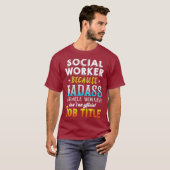 Social Worker   Social Work Month Gifts T-Shirt (Vorne ganz)