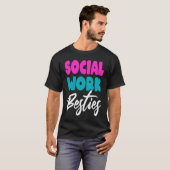 Social Worker Work Coworkers Best Friend Graduatio T-Shirt (Vorne ganz)