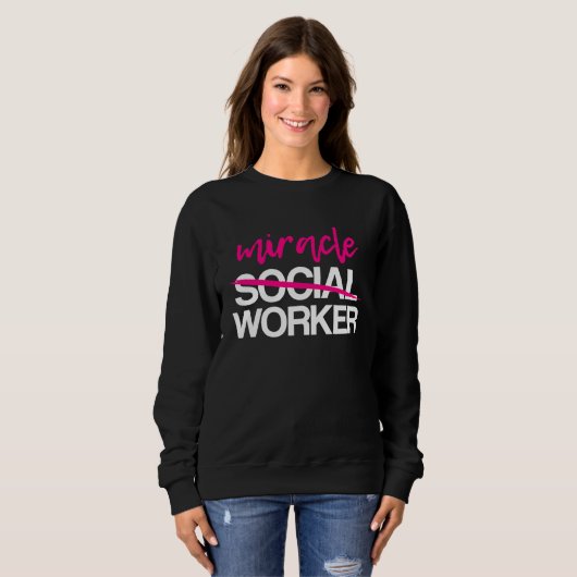 Social Worker Work LCSW MSW Masters Graduation 202 Sweatshirt (Vorne ganz)