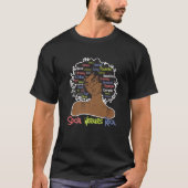 Social Workers Rock  Black Queen Caseworker Public T-Shirt (Vorderseite)