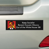 socialistobama, behalten sozialistischen Barack Autoaufkleber (Auf Auto)