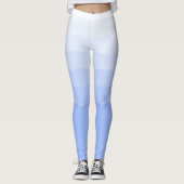 Socialite Blue Grade Ombre Pattern Leggings (Vorderseite)
